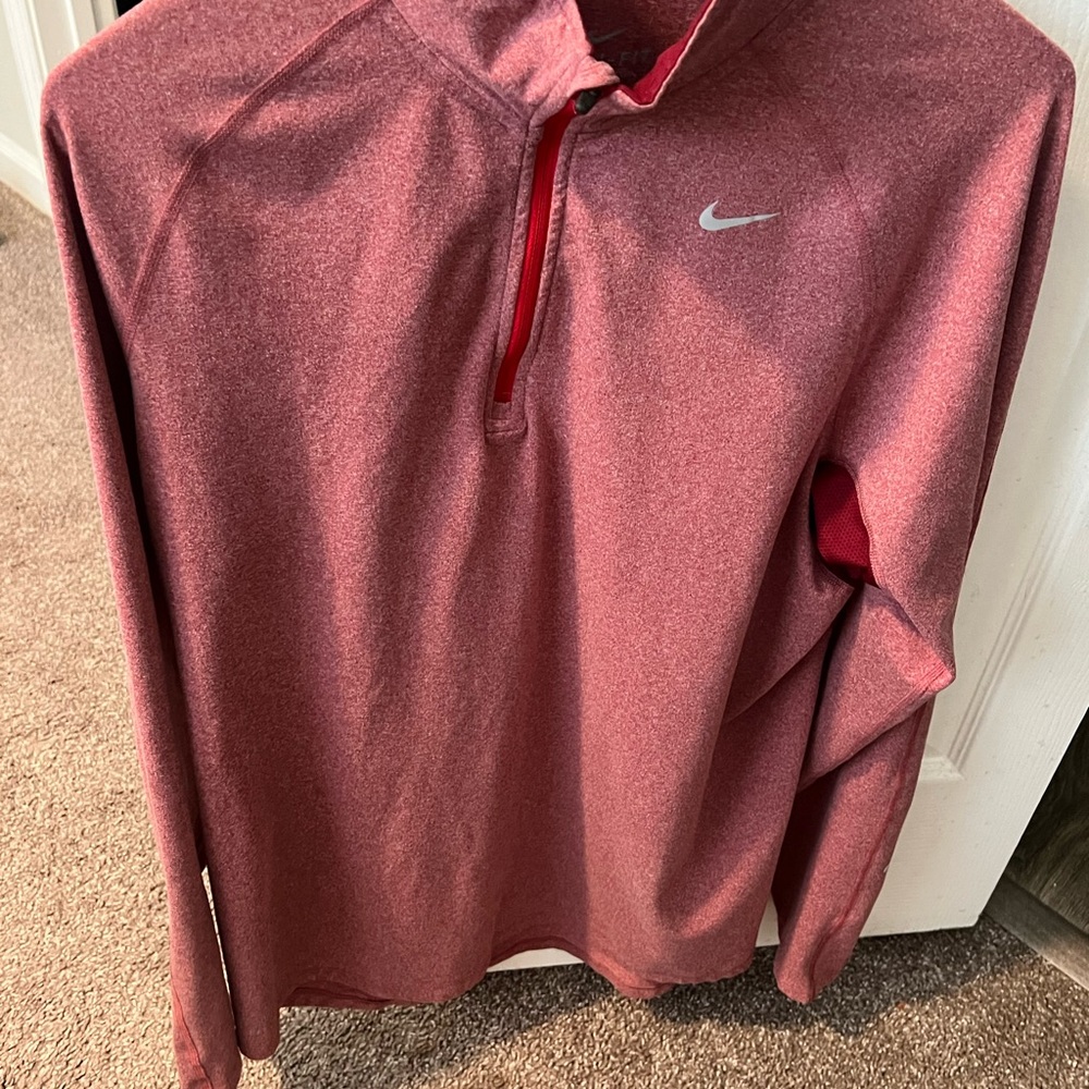 Nike Maroon Half-Zip Pullover